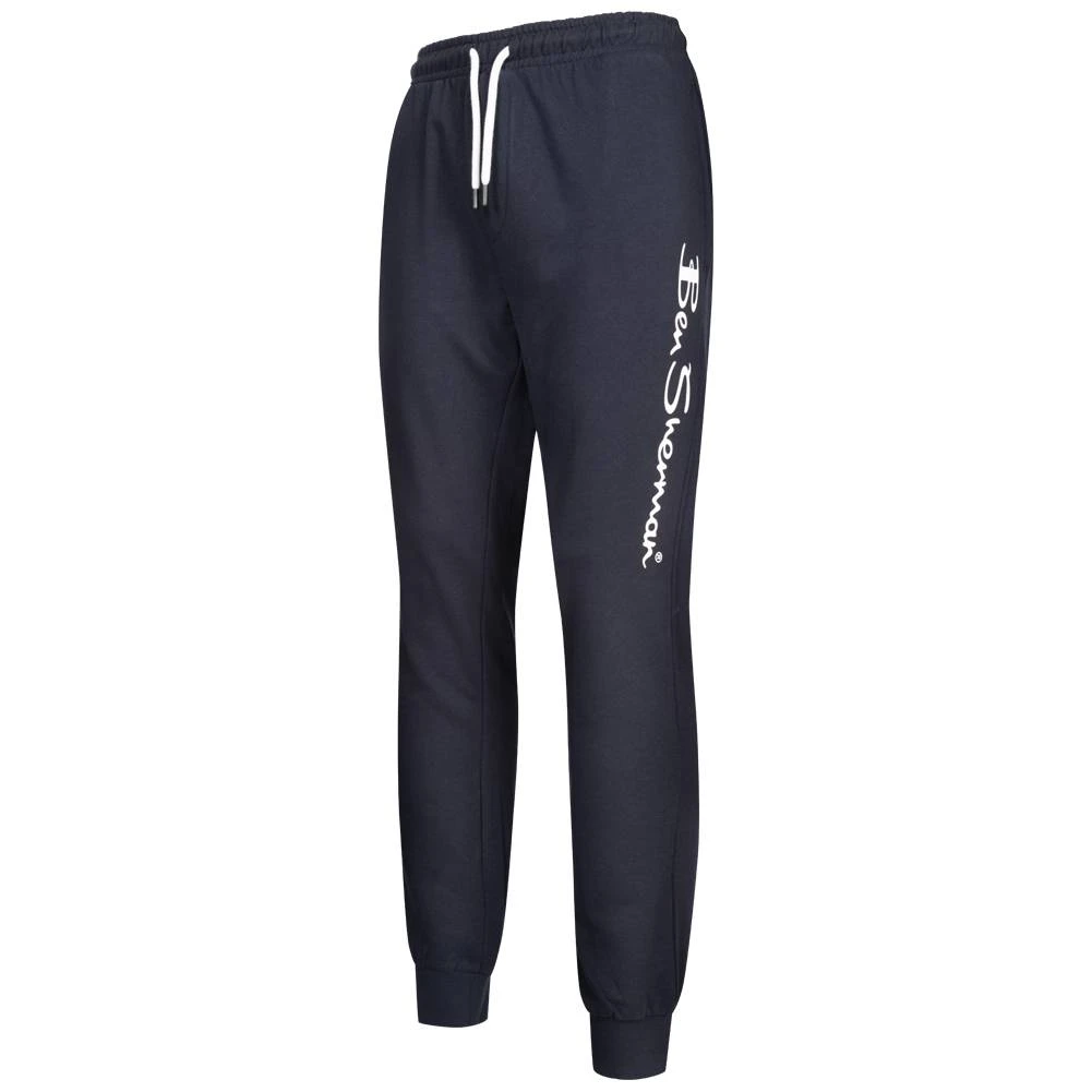 BEN SHERMAN Large Logo Hommes Pantalon De Jogging 0065219-MARINE 3 BEN SHERMAN Large Logo Hommes Pantalon De Jogging 0065219-MARINE