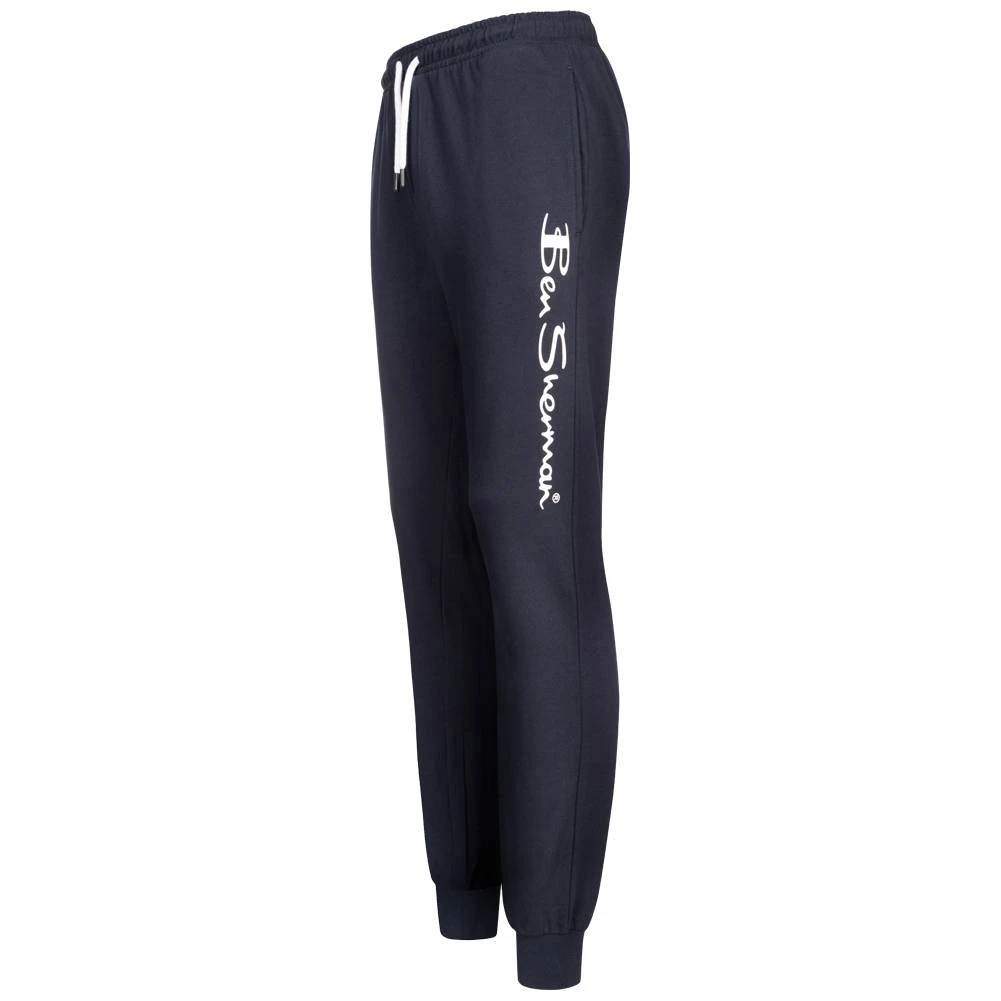 BEN SHERMAN Large Logo Hommes Pantalon De Jogging 0065219-MARINE 4 BEN SHERMAN Large Logo Hommes Pantalon De Jogging 0065219-MARINE – Image 2