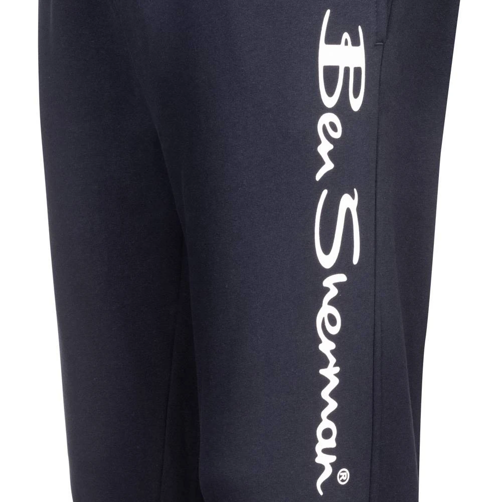 BEN SHERMAN Large Logo Hommes Pantalon De Jogging 0065219-MARINE 6 BEN SHERMAN Large Logo Hommes Pantalon De Jogging 0065219-MARINE – Image 4