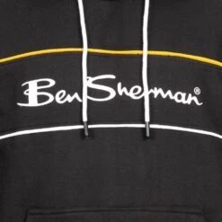 BEN SHERMAN Two Colour Panel Hommes Sweat à Capuche 0067811-NOIR -GIVOVA Soldes Boutique 0067811 BLACK 4yxq49yuk7u2NJ 1280x1280