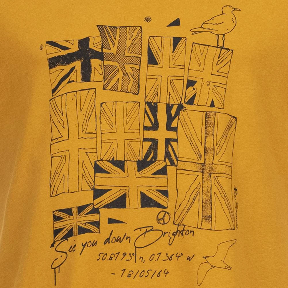 BEN SHERMAN Brighton Flag Hommes T-shirt 0071812DIJON 6 BEN SHERMAN Brighton Flag Hommes T-shirt 0071812DIJON â Image 4