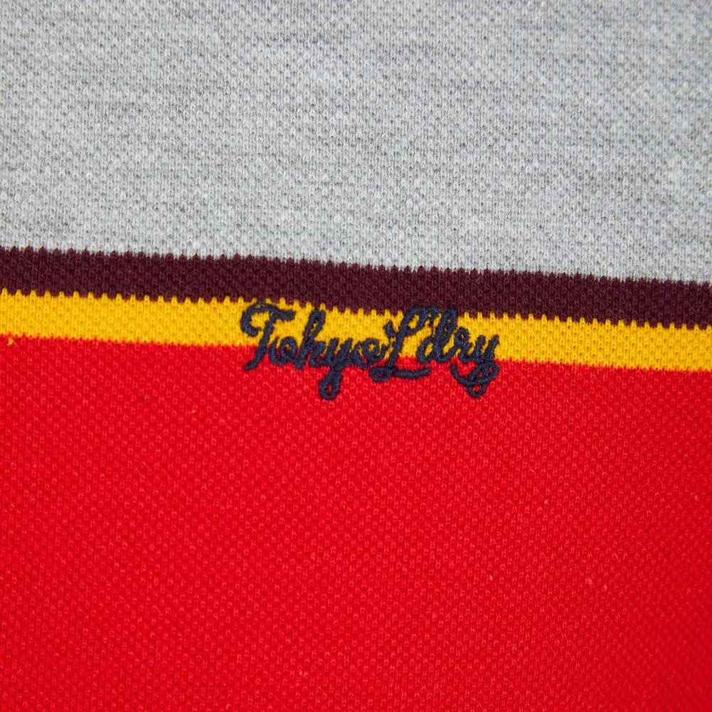 Tokyo Laundry Nova Hommes Polo 1X18185 Cerise Barados 5 Tokyo Laundry Nova Hommes Polo 1X18185 Cerise Barados â Image 3