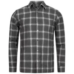 BORIS BECKER "Vitali" Hommes Veste Premium 21WBBMSHT00002-CHECK GRIS