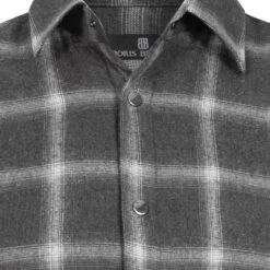 BORIS BECKER "Vitali" Hommes Veste Premium 21WBBMSHT00002-CHECK GRIS -GIVOVA Soldes Boutique 21WBBMSHT00002 GREY CHECK 4 1280x1280