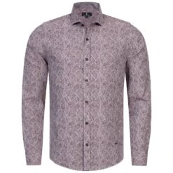 BORIS BECKER Kenneth Hommes Chemise à Manches Longues 21WBBMSHT00003-BORDEAUX