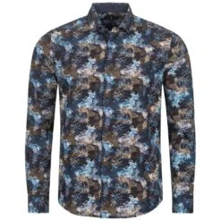 BORIS BECKER "Budapest" Chemise à Manches Longues 21WBBMSHT00010-MARINE