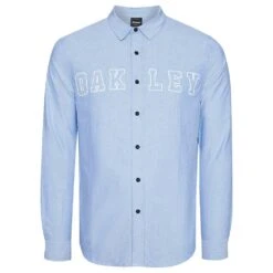 Oakley Icon Oxford Logo Hommes Chemise à Manches Longues 401903-6E1