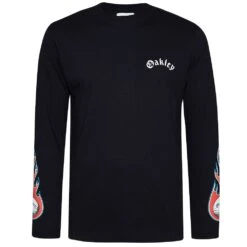 Oakley Flames Hommes Haut à Manches Longues 457976-02E