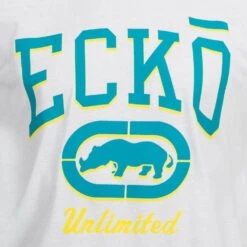 Ecko Unltd. Saiya Hommes T-shirt ESK04748 Blanc Bleu -GIVOVA Soldes Boutique ESK04748 White Blue 4 1280x1280