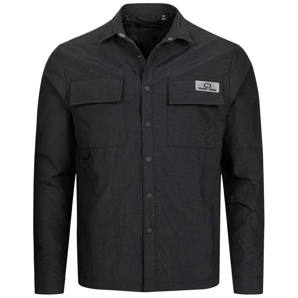 CRIMINAL DAMAGE Hommes Chemise à Manches Longues NOSB21 3 CRIMINAL DAMAGE Hommes Chemise à Manches Longues NOSB21