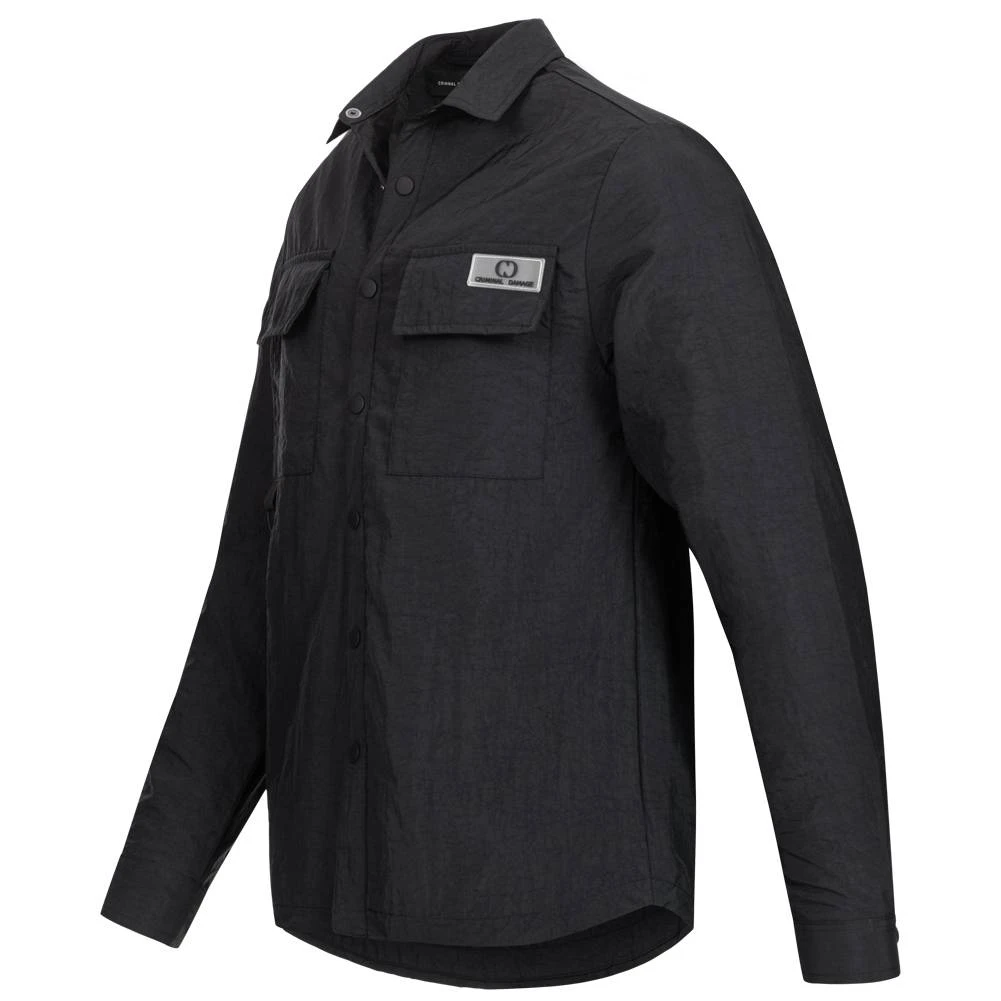 CRIMINAL DAMAGE Hommes Chemise à Manches Longues NOSB21 4 CRIMINAL DAMAGE Hommes Chemise à Manches Longues NOSB21 – Image 2