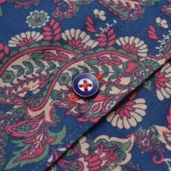 Lambretta Paisley Hommes Chemise à Manches Longues RWIS1380 -GIVOVA Soldes Boutique RWIS1380 6 1280x1280