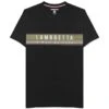 Lambretta Chest Stripe Hommes T-shirt SS0157-BLK -GIVOVA Soldes Boutique SS0157 BLK 1 neuJMwTIbJGUyYjP 1280x1280