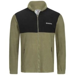 Lambretta Color Block Polar Hommes Veste Polaire SS0188-GRN