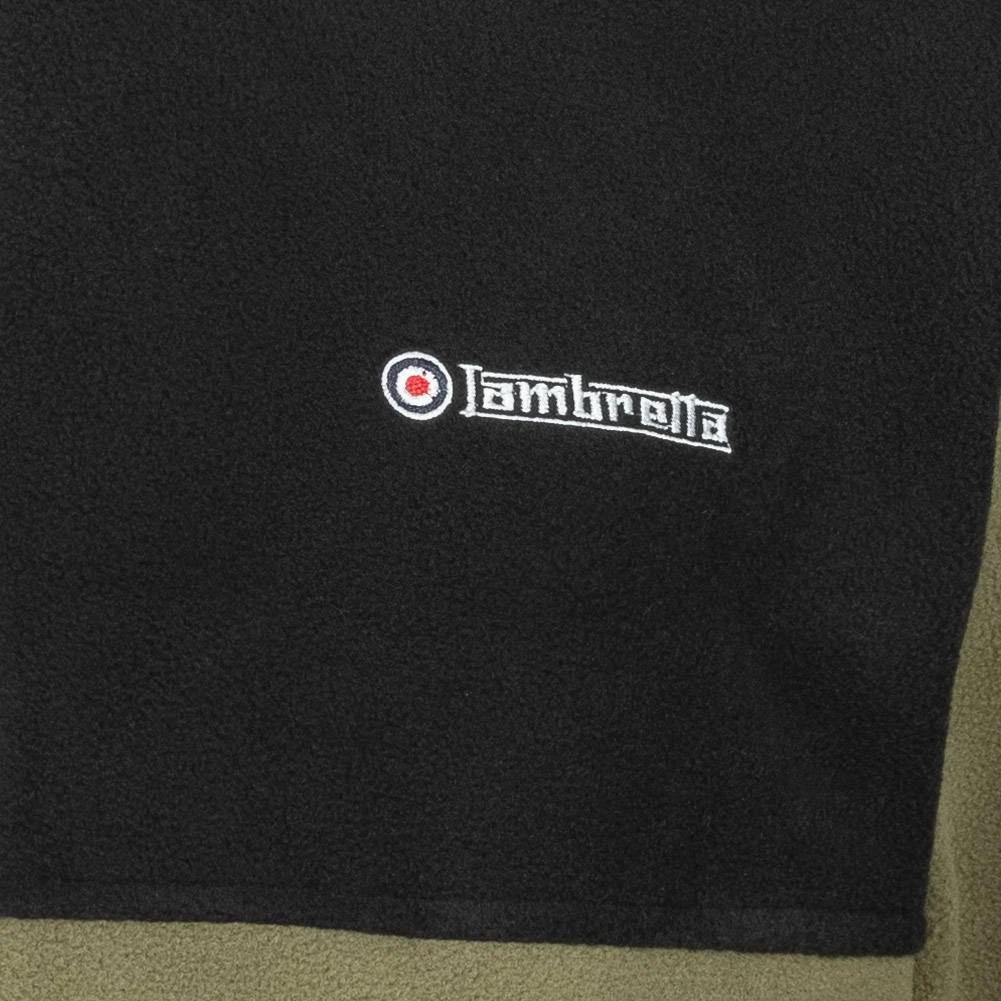 Lambretta Color Block Polar Hommes Veste Polaire SS0188-GRN 6 Lambretta Color Block Polar Hommes Veste Polaire SS0188-GRN – Image 4