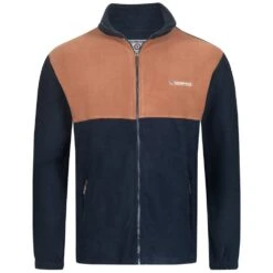 Lambretta Color Block Polar Hommes Veste Polaire SS0188-NVY