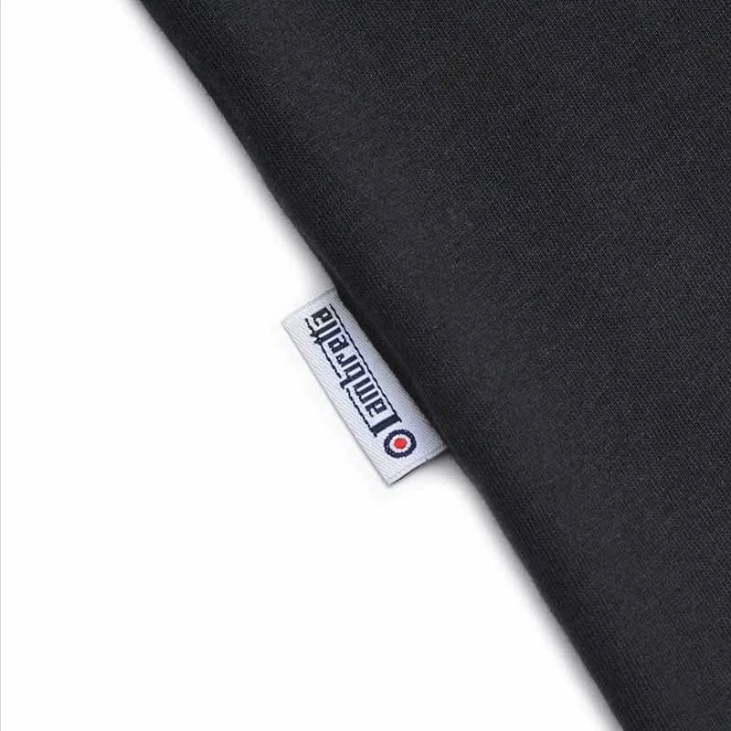 Lambretta Checker Box Hommes T-shirt SS1002-NOIR 6 Lambretta Checker Box Hommes T-shirt SS1002-NOIR – Image 4