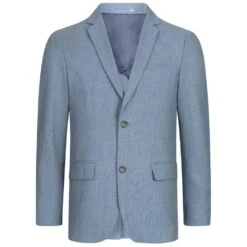 LACOSTE Bicolor Hommes Veste De Costume En Lin VH1570-166